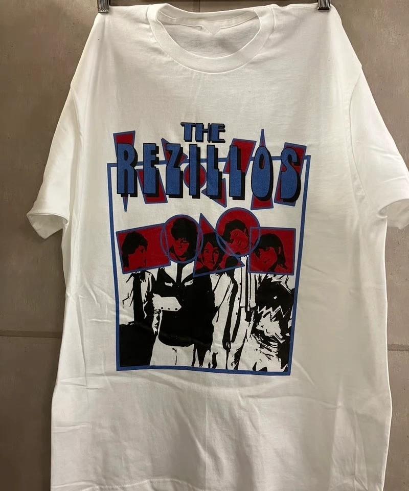 НОВЫЙ THE REZILLOS Подарок для фанатов Хлопковая футболка Белая S-5XL BL2257