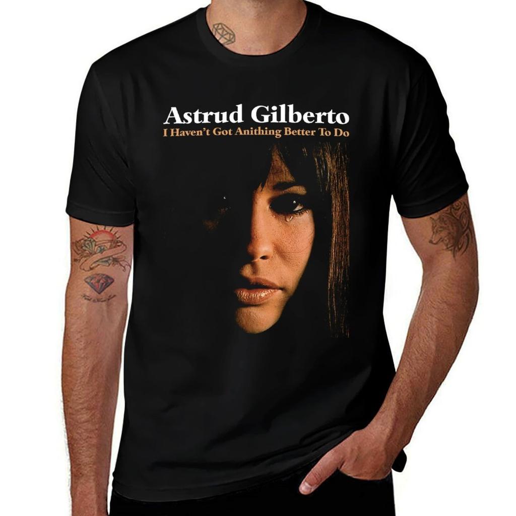 Astrud Gilberto Tshirt Antiperspiration Workout Top