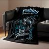 Fishing Enthusiast Design Blanket Flannel blanket for bedroom, living room, sofa, and nap sofas