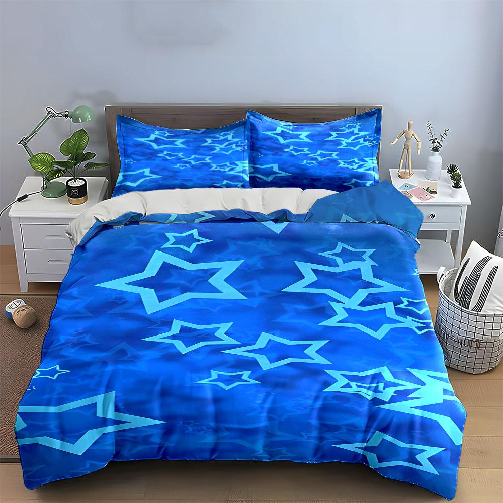 "Twinkling Starry Elegance" Bedding sets Duvet covers Pillowcases(1* Duvet Cover 2* Pillowcases without duvet insert)