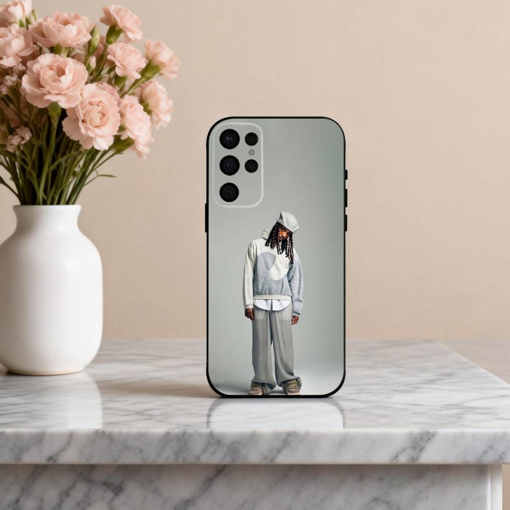 M-Metro-O COOL B-Boomin-N Чехол для телефона Samsung S25,24,23,22,30,21,10,9,Ultra,Plus,Lite,FE,4,5 G Мягкий черный чехол
