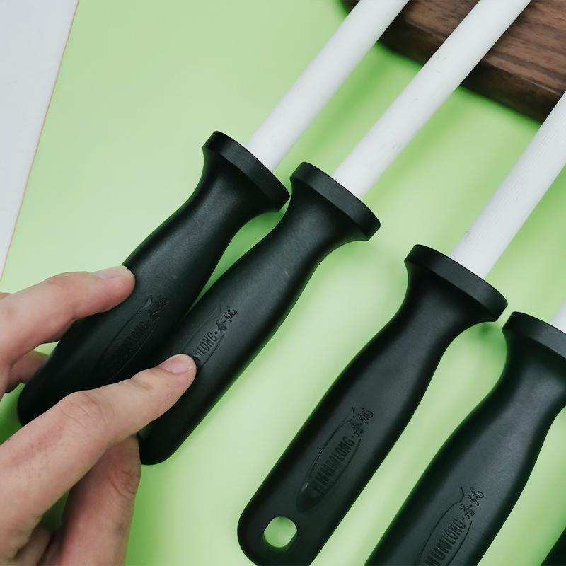 Мусат керамический 8/10/12 дюймов Точилка для ножей Заточка сталью Быстрая система заточки Профессиональные кухонные инструменты