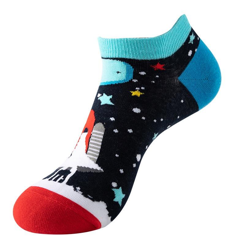 Men's Socks Invisible Short Summer Socks Quality Business Casual Spring Color Combed Cotton Woman Boat Socks