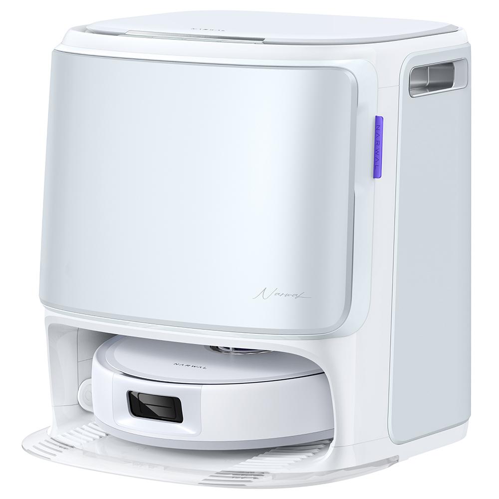 Робот-пылесос и швабра NARWAL Freo Z10, не запутывается, всасывание 15 000 Па, адаптируется к труднодоступным местам, самоочистка, мойка и сушка швабры