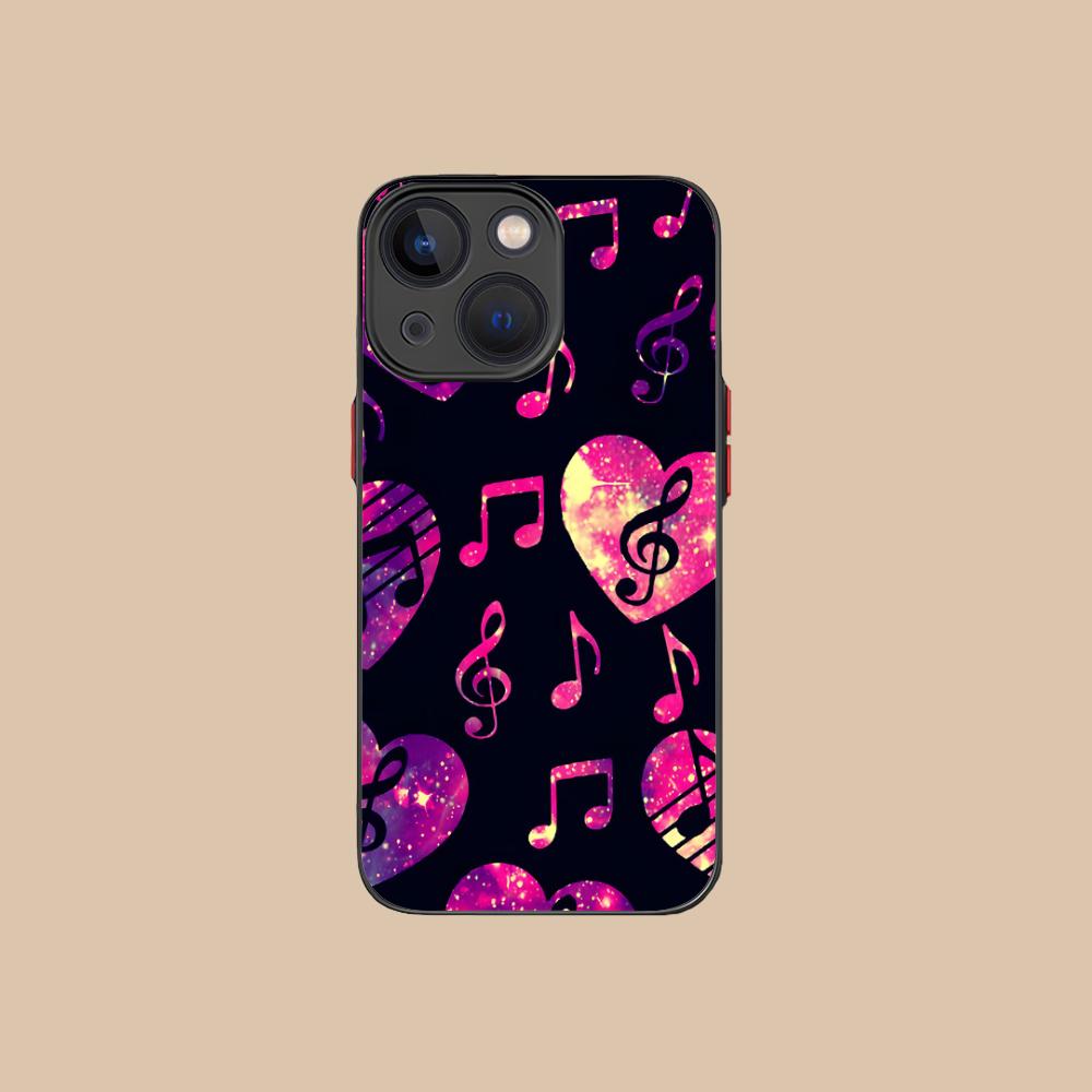 Чехол для мобильного телефона с нотным станом для iPhone 17 16 15 14 13 12 11 X XR XS 8 7 Air Pro Max Plus Mini Цветной силиконовый чехол