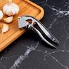 2 in 1 Garlic Press Rust-proof Corrosion-resistant Garlic Masher Labor-saving Zinc Alloy Garlic Squeezer Hawthorn