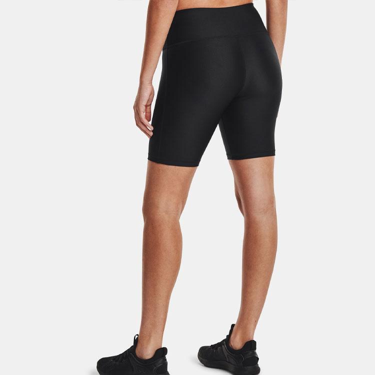 Under Armour Приталенные шорты для фитнеса с логотипом, женские, черные 1360939-001
