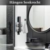 Самоклеящийся держатель для полотенец, не требующий сверления, держатель для гостевых полотенец из нержавеющей стали, легко устанавливается для подвешивания на стену в ванной комнате для гостевого туалета