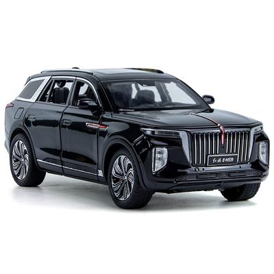 1/24 масштаб Hongqi HS9 литой под давлением металлический сплав модель автомобиля высокая имитация транспортного средства звук и свет инерционный механизм коллекция детские игрушки подарки