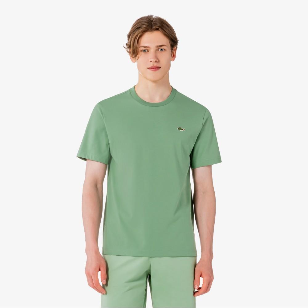 [Lacoste] Men's Basic Crew Neck Short Sleeve T-Shirt TH380E-56G02M