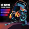 USB Gaming Headset 3.5mm Wired Headphones 7.1 Channel Stereo Surround Bass Earphone Helmet with Microphone for PC Laptop Gamer