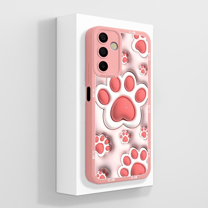 Для Samsung Galaxy A15 A16 A14 M15 M16 F13 F15 Чехол Милый Мультяшный Узор Астронавта Жидкий Силикон Защитный Чехол От Падений Для Samsung Чехол