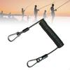 Спиральный выдвижной рыболовный ремешок, держатель удочки, привязь для удочек, сети для мух,