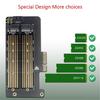 M.2 NVME Адаптер-ускоритель с поддержкой двух SSD для слота PCIE Адаптер-конвертер M+B Key SSD в PCIE Адаптер NVME