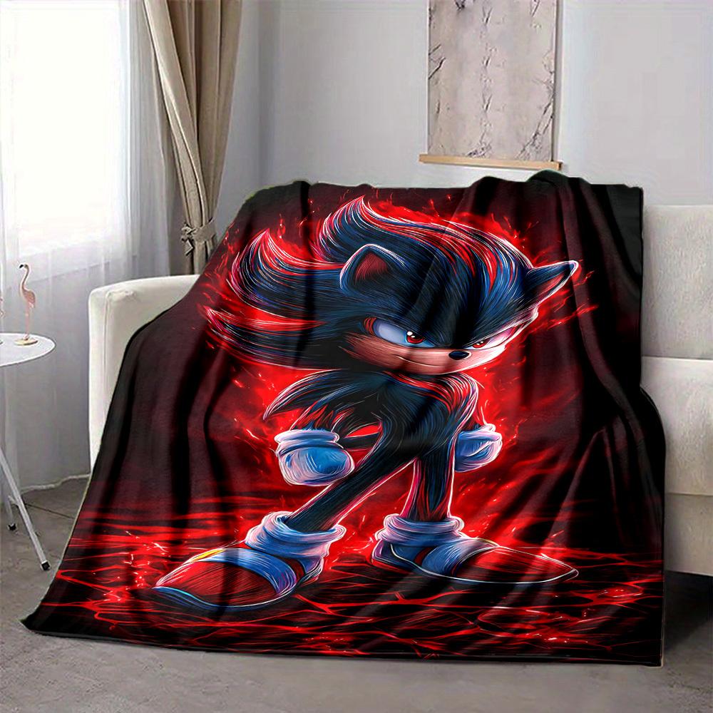 1pc Shadow Sonic Soft Skin-Friendly Flannel with Digital Printing, Various Sizes Available for Family, Friends, Birthday004