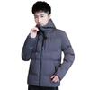 Cotton Clothing Men's Models Winter Loose Warm Short Section Thickened Solid Color Cotton Clothing Casual Hooded Cotton Jacket