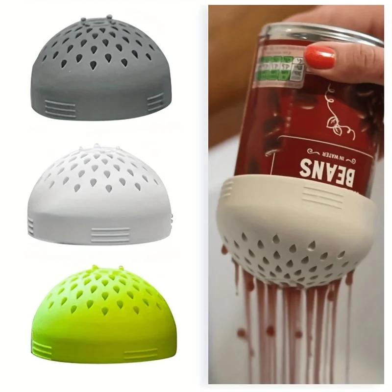 1PC Silicone Can Filter, Multifunctional Mini Strainer, Food Mesh Drainage Device, Versatile Can Filter, Compact Kitchen Sieve
