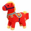 Soft Cartoon Horse Doll Mascot Dolls Stuffed Animal Decoration New Year Mascot  Home Display