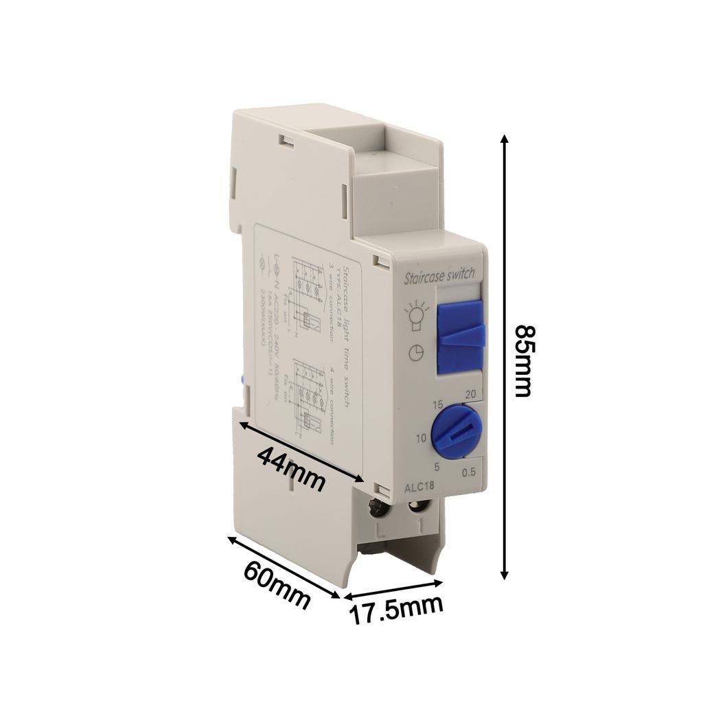 ALC18 Corridor Time Control Switch with Delay Off Feature 220 230VAC Mechanical Timer for Various Applications