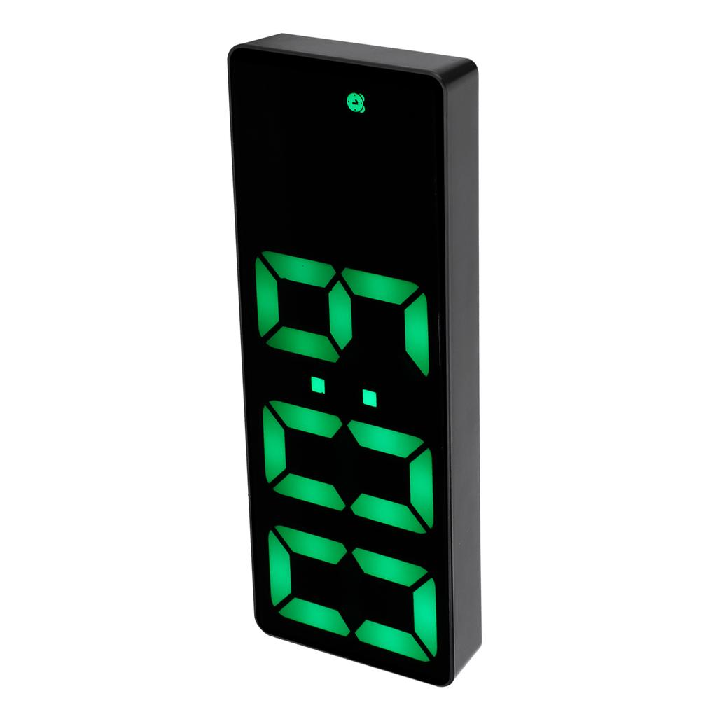 Electronic Clock LED Display Digital Mirror Alarm Clocks Battery PlugIn DualUse 0712