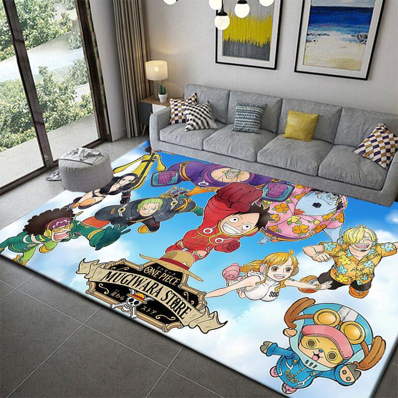 Ковер для дома One Piece для гостиной, спальни, украшение для дивана, нескользящий коврик для пола для детей