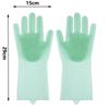 Silicone Kitchen Cleaning Gloves Thicken Dish Washing Gloves Portable Dishwashing Cleaning Gloves