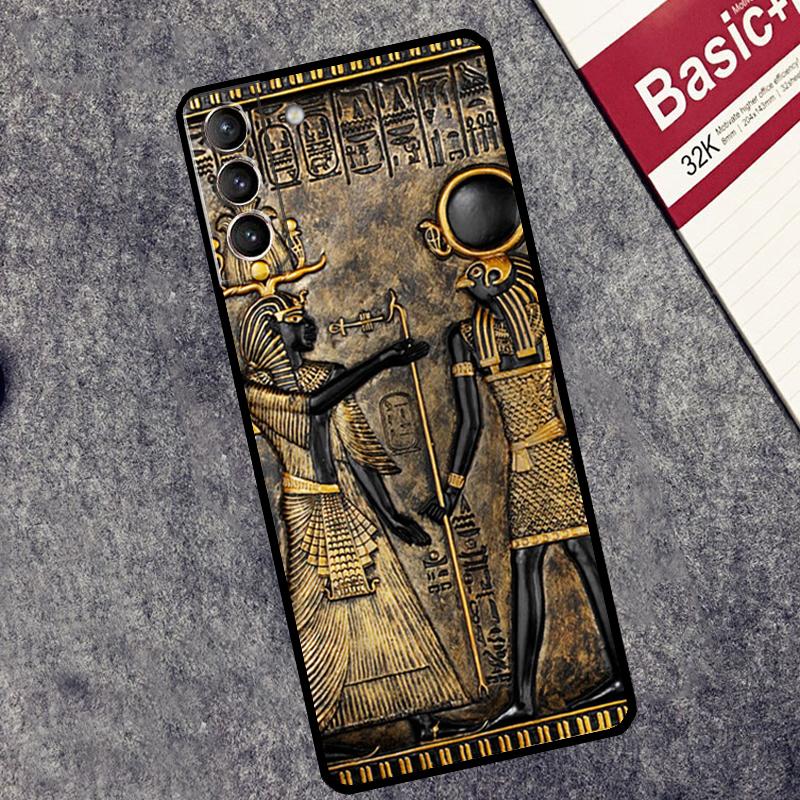 Священный Глаз Гора Египет Фреска Чехол Для Samsung Galaxy S24 Ultra S23 S22 S20 S21 FE S8 S9 S10 Plus Note 10 20 Ultra Чехол