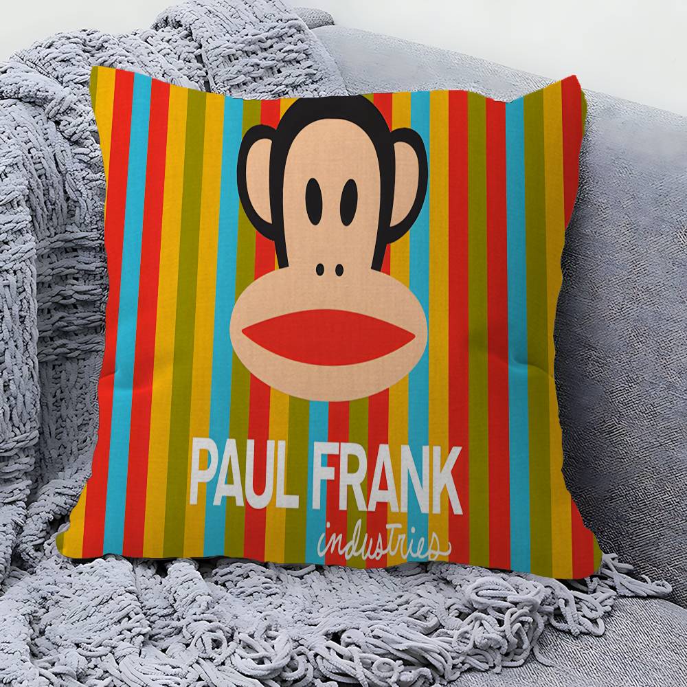 LLuxurious PPaul Frank Аниме Подушка Чехол для Подушки Наволочка Гостиная Диван Домашний Декор Индивидуальный