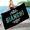 Бренд B-Bianchi Логотип Велосипеда Микрофибровое Одеяло Быстросохнущие Пляжные Полотенца Большого Размера Печать Супервпитывающее Полотенце-Одеяло для Бассейна