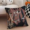 Anime Kon Satoshi PPerfect BBlue Cushion Cover Throw Pillow Cover Hidden Button Durable Polyester Chair Cushion