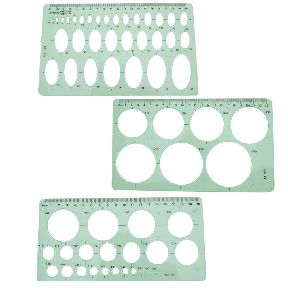 6 Sets Architecture Draft Template Rulers DIY Craft Template General Drawing Creation