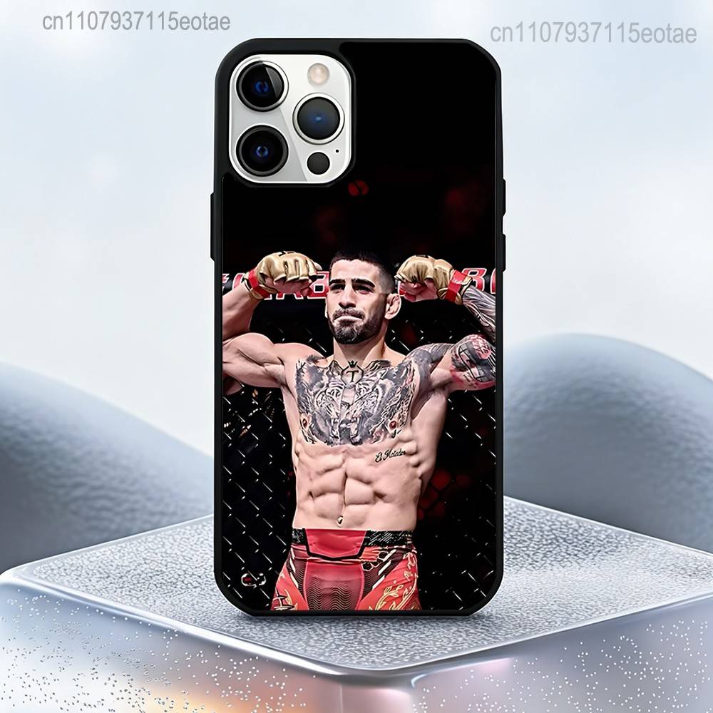 Чехол-зарядка с магнитной беспроводной зарядкой I-Ilia T-Topuria Champion для iPhone 11,12,13,14,15,16,17,Pro,Max,Plus Ударопрочный чехол