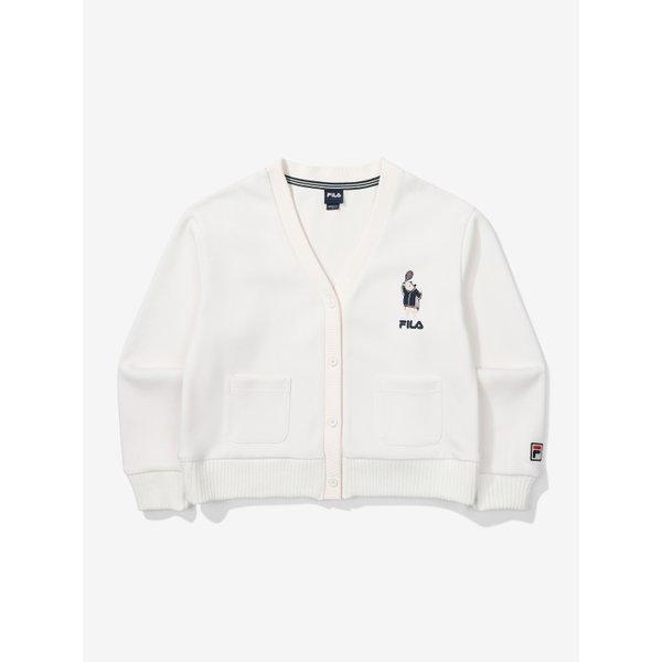 Fila Puvilla Collaboration Wappen Cardigan Fs2ftf4p01x Fwh