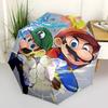 1pc Mario and Luigi's Epic Battle Pattern Automatic Cartoon Umbrella is Fashionable and Good-Looking, Suitable for Travel and Daily Use.G057
