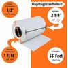 Receipt Paper Roll for Square Terminal Credit Card Machine 2 1 4 X 55 10 Rolls 48 GSM Paper Thickness