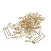 100Pcs Cute Planner Clips Innovative Design Anti Rust Electroplating Process Gold Paper Clips for