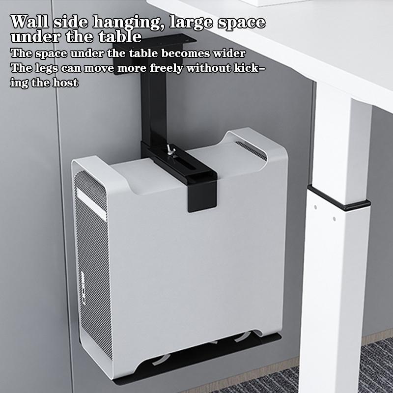 Универсальный держатель корпуса ПК под столешницей, боковая подставка для процессора, регулируемый подъемник, вешалка для мэйнфрейма, подставка для хост-бокса, кронштейн для стойки