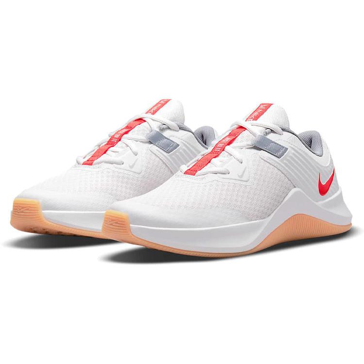 Nike MC Trainer 'Платиновый оттенок Чили Красный' (унисекс) Беговые кроссовки Platinum Tint / Wolf Grey / Gum Yellow / Chile Red CU3580 004