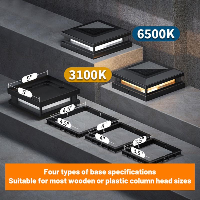 Outdoor , Solar,powered Fence Post Light