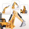 Diecasts Mini Tractor Excavator Crane Bulldozer Toy Boy Car Vehicle Toys Models Dump Truck Alloy+Plastic Education
