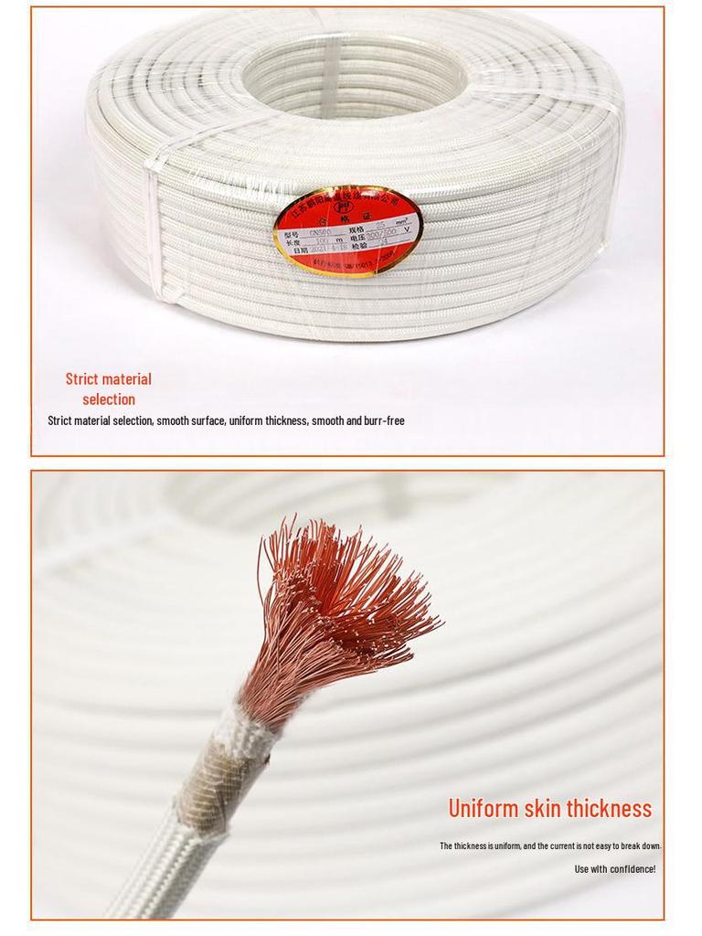 Провод для электромагнитной индукции нагрева GN500 Mica с высокотемпературным стекловолокном