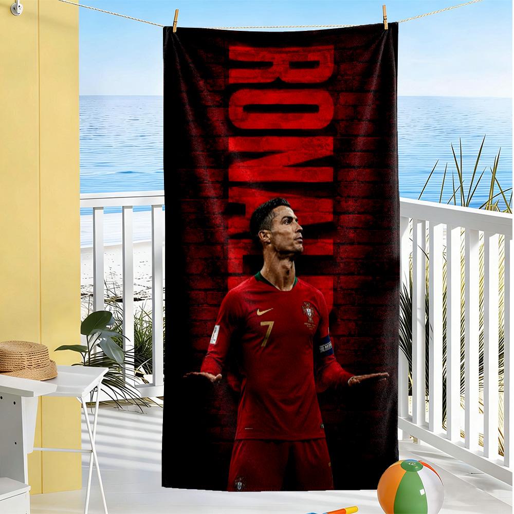 Cr7 Beach Towel High Absorbency & Quick-Dry Comfortable Lightweight Portable for Swimming,Beach,Camping, Travel, Beach Accessories,Gym