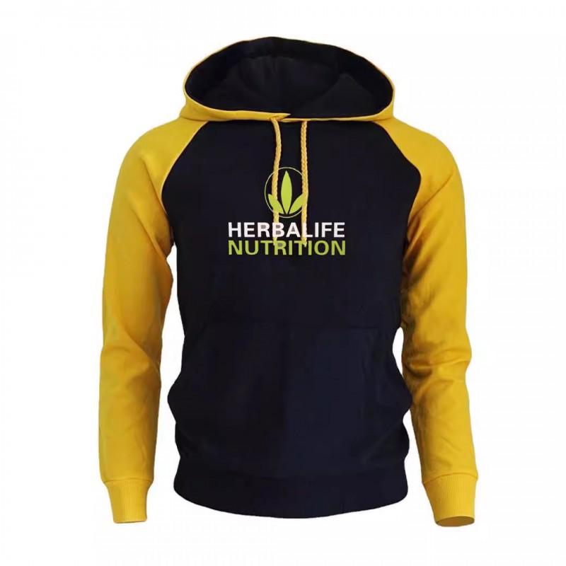 Fleece Hoodie Men Women Raglan Sleeve Oversized Pullover With Kangaroo Pocket Casual Wear