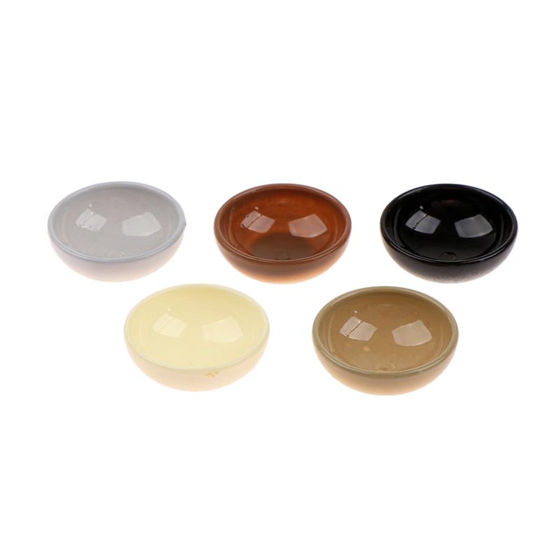 10 шт., миниатюрная миска, блюдо, круглая, масштаб 1/12, кукольный домик, кухонный аксессуар для столовой