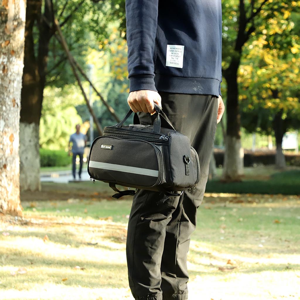 WEST BIKING Large Capacity Cycling Bag Waterproof Mountain Bike Saddle Rack Trunk Bags Luggage