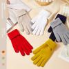 New Winter Warm Knitted Gloves Cold and Velvet Padded Cold Cycling Ladies Touch Screen Gloves