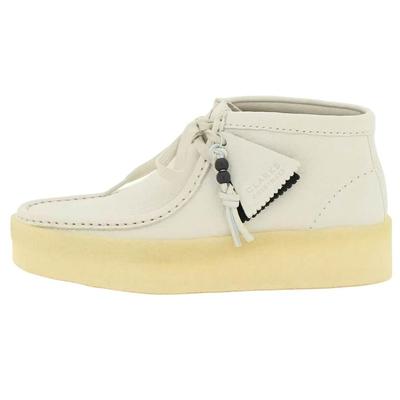(WMNS) Женские ботинки Wallabee Cup 'Белый нубук' 26168988