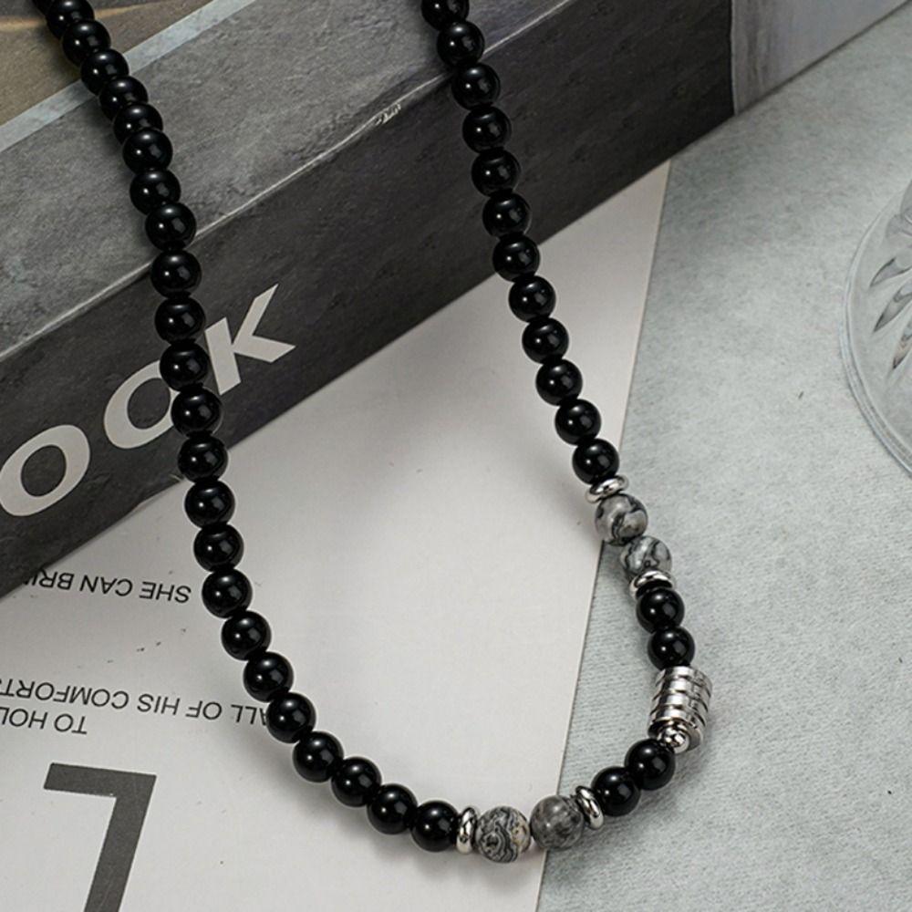 Eye Simple Fashion Stainless Steel Girl Gift Personality Necklace Men Bead Necklace Fashion Jewelry