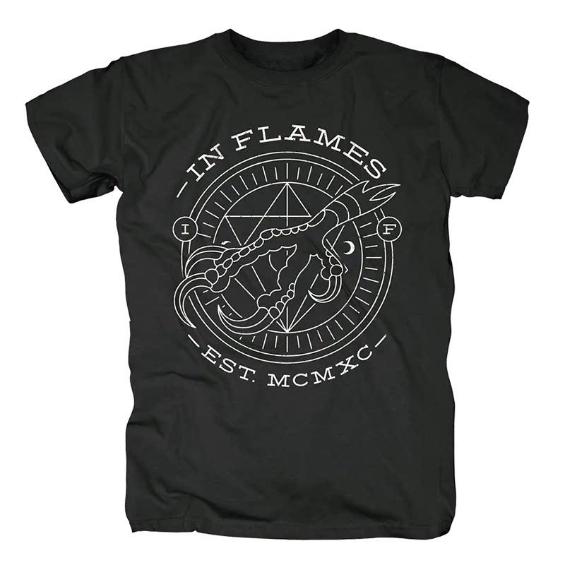 In Flames A Swedish Metal Casual Tshirt Luxury Brand for Men and Women Top 2026 New Band Logo