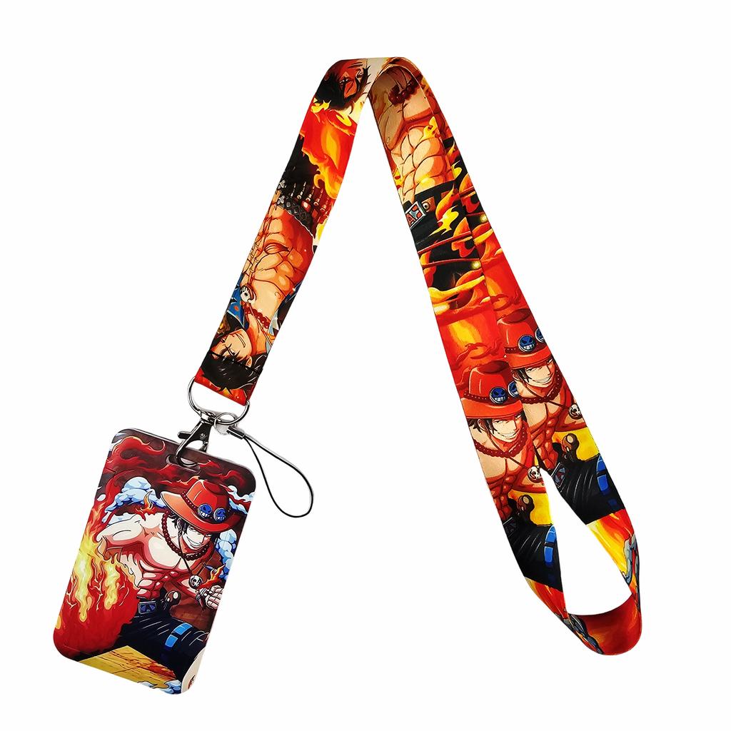 Аниме Мультяшный Держатель для Пропусков Брелоки Шейный Ремешок Для Карты-Пропуска Аниме Держатель для Кредитных Карт Брелоки-Ремешки